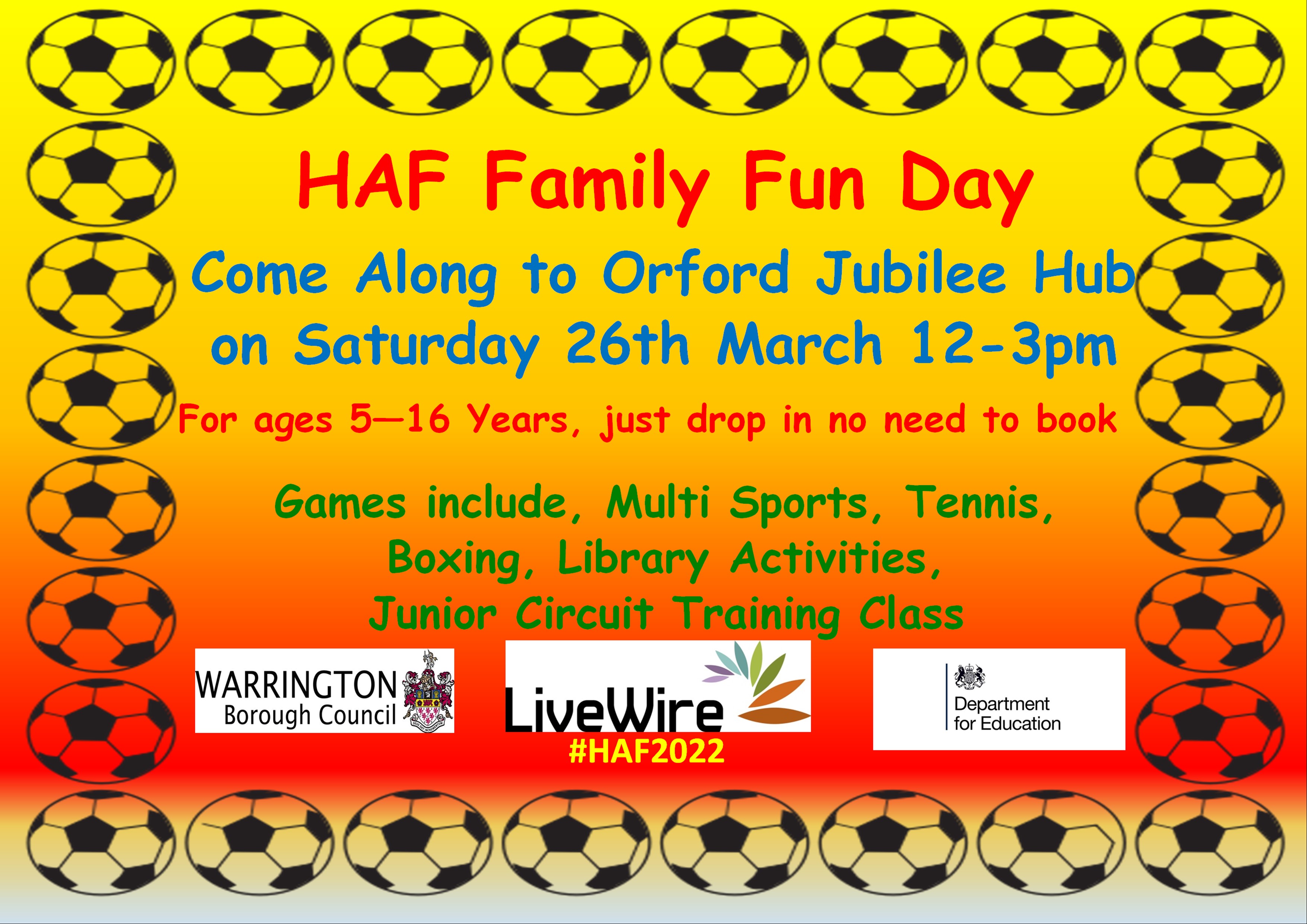 HAF Family Fun Day Warrington Housing Association